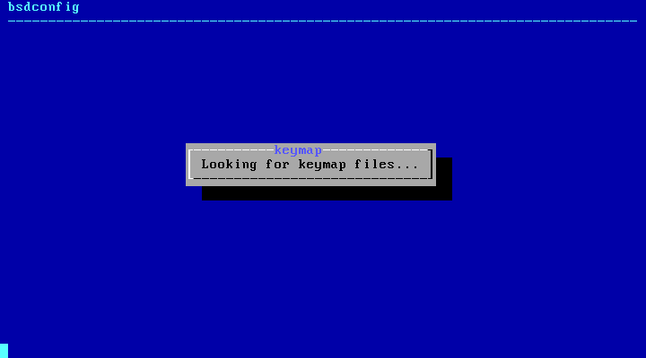 bsdinstall keymap loading