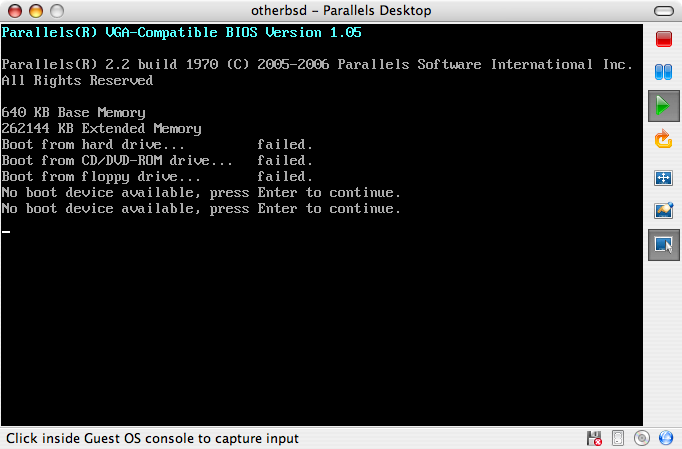 parallels freebsd10