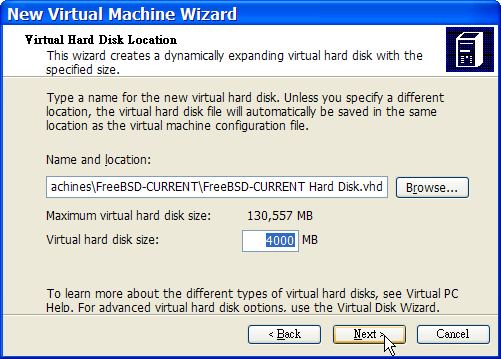 virtualpc freebsd6